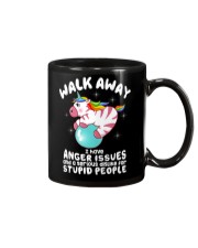 Unicorn Anger Issues T-shirt Mug thumbnail