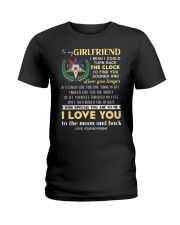 Freemason Girlfriend Clock Ability Moon Ladies T-Shirt thumbnail