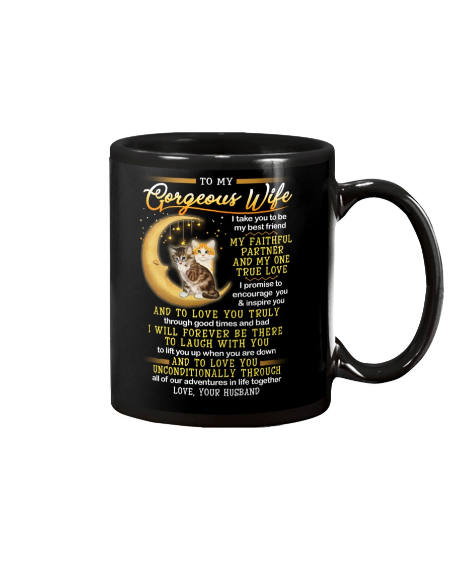 Cat Faithful Partner True Love Wife Mug
