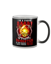 Firefighter Proud Daddy T-shirt Color Changing Mug thumbnail