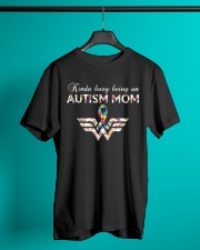 Busy Being An Autism Mom Classic T-Shirt lifestyle-mens-crewneck-front-3