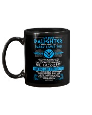 Viking Dad Daughter Stay Strong Mug back