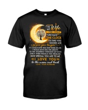 Reading Wife Clock Ability Moon Classic T-Shirt thumbnail