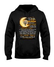 Reading Wife Clock Ability Moon Hooded Sweatshirt thumbnail