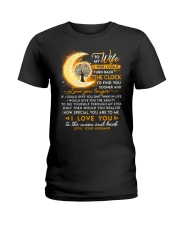 Reading Wife Clock Ability Moon Ladies T-Shirt thumbnail