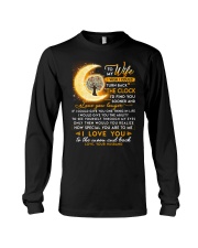 Reading Wife Clock Ability Moon Long Sleeve Tee thumbnail