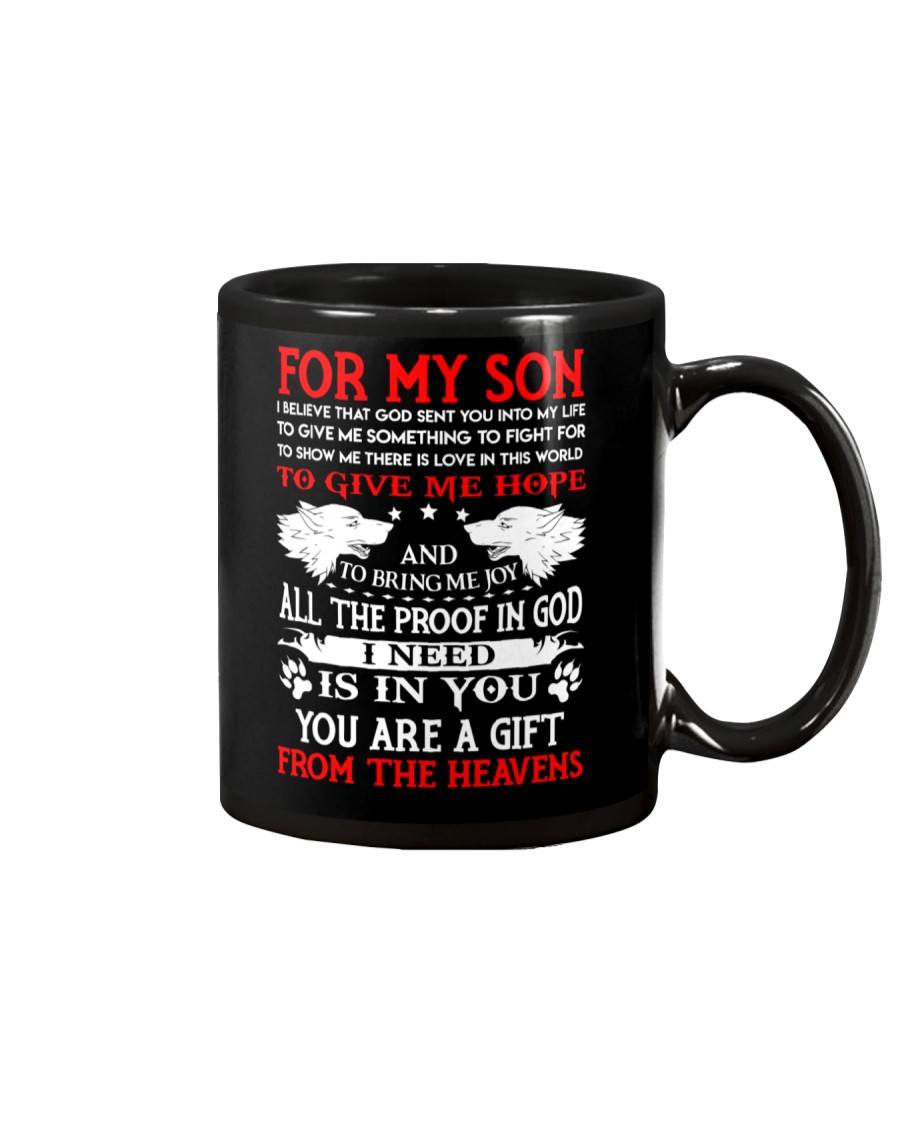 Wolf Son Gift From Heavens Mug
