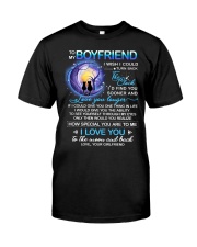 Cat Boyfriend Clock Ability Moon Classic T-Shirt thumbnail