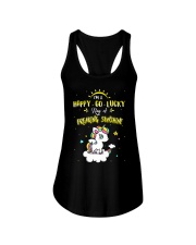 Unicorn Happy Go Lucky Ladies Flowy Tank thumbnail