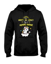 Unicorn Happy Go Lucky Hooded Sweatshirt thumbnail