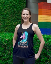 Unicorn Tattoos Ladies Flowy Tank lifestyle-bellaflowy-tank-front-2
