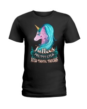 Unicorn Tattoos Ladies T-Shirt thumbnail