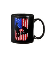 Fishing American flag Mug thumbnail