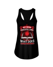My Mom Is A Teacher Ladies Flowy Tank thumbnail
