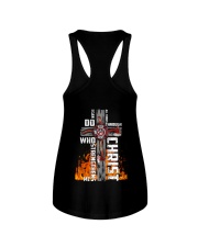 Firefighter Do All Things Through Christ Shirt Ladies Flowy Tank thumbnail