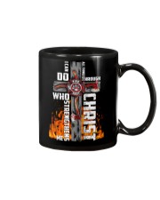 Firefighter Do All Things Through Christ Shirt Mug thumbnail