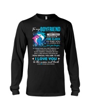 Shark Boyfriend Clock Ability Moon Long Sleeve Tee thumbnail