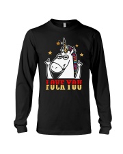 Love You Fuck You Unicorn Shirt Long Sleeve Tee thumbnail