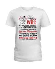 Turn Back Hand Of Time Wife Ladies T-Shirt thumbnail