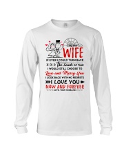 Turn Back Hand Of Time Wife Long Sleeve Tee thumbnail