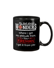 Firefighter Dad Attitude Mug tile