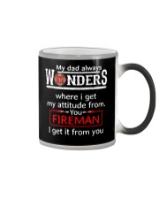 Firefighter Dad Attitude Color Changing Mug tile
