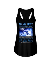 Dolphin Wife Clock Ability Moon Ladies Flowy Tank thumbnail
