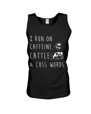 Farmer I run on Unisex Tank thumbnail