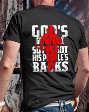 Firefighter Got People's Back Classic T-Shirt lifestyle-mens-crewneck-back-2