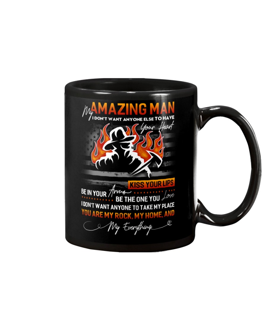 Firefighter Boyfriend Don't Want Anyone Else Mug