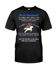 Unicorn Dear Husband You Never Find Another Girl Classic T-Shirt thumbnail
