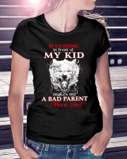 Wolf Bad Parent Then Shit Ladies T-Shirt lifestyle-women-crewneck-front-7