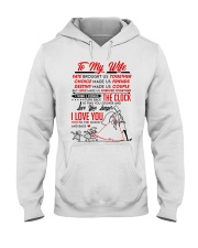 Family Wife Destiny Clock Moon Hooded Sweatshirt thumbnail