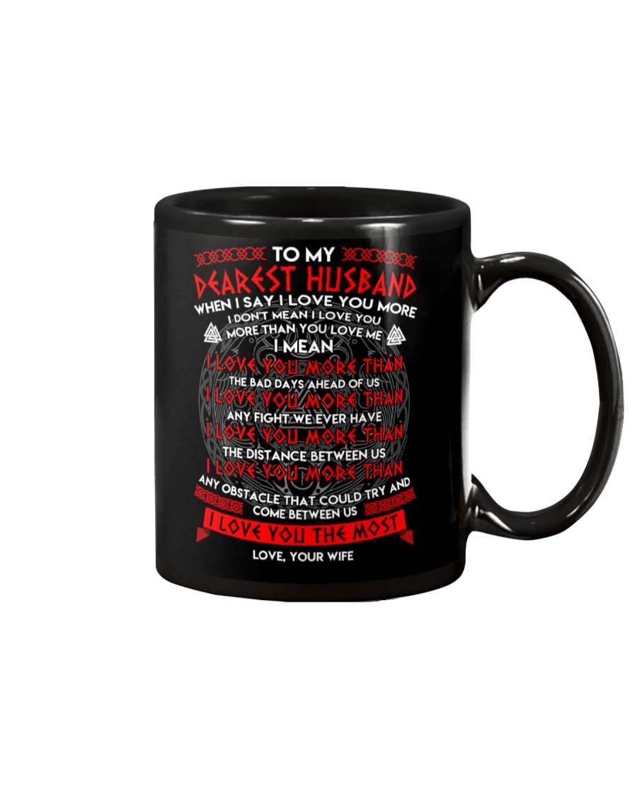 Viking Husband I Love You More Mug