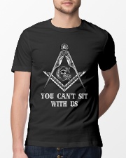 Freemason You Cant Sit With Us Classic T-Shirt lifestyle-mens-crewneck-front-13