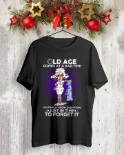 Nurse Shirt: Old Age Comes At A Bad Time Classic T-Shirt lifestyle-holiday-crewneck-front-2