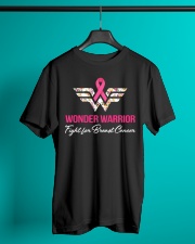 Breast Cancer Wonder Warrior Classic T-Shirt lifestyle-mens-crewneck-front-3