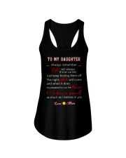 Softball to my daughter Ladies Flowy Tank thumbnail