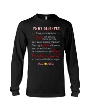 Softball to my daughter Long Sleeve Tee thumbnail