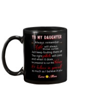 Softball to my daughter Mug back