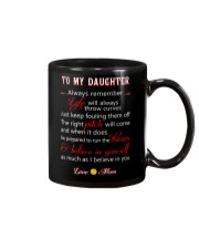 Softball to my daughter Mug front