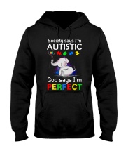 Autism God Say I Am Perfect Hooded Sweatshirt thumbnail