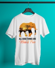 Elephant All Good Things Are Wild Classic T-Shirt lifestyle-mens-crewneck-front-3