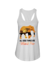Elephant All Good Things Are Wild Ladies Flowy Tank thumbnail