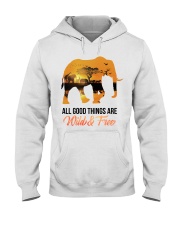 Elephant All Good Things Are Wild Hooded Sweatshirt thumbnail
