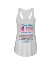 Unicorn Girlfriend Lucky To Live Amazing Life Ladies Flowy Tank thumbnail