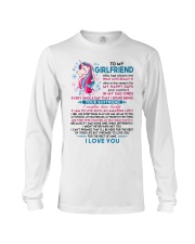 Unicorn Girlfriend Lucky To Live Amazing Life Long Sleeve Tee thumbnail