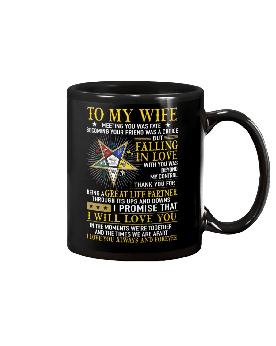 Freemason Wife Ups And Downs Love Mug