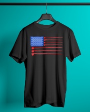 Fishing American flag shirt Classic T-Shirt lifestyle-mens-crewneck-front-3