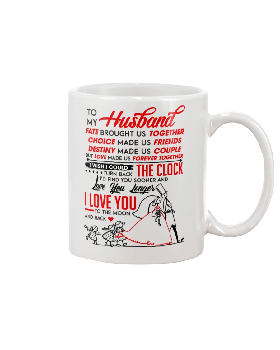 Family Husband Destiny Clock Moon Mug